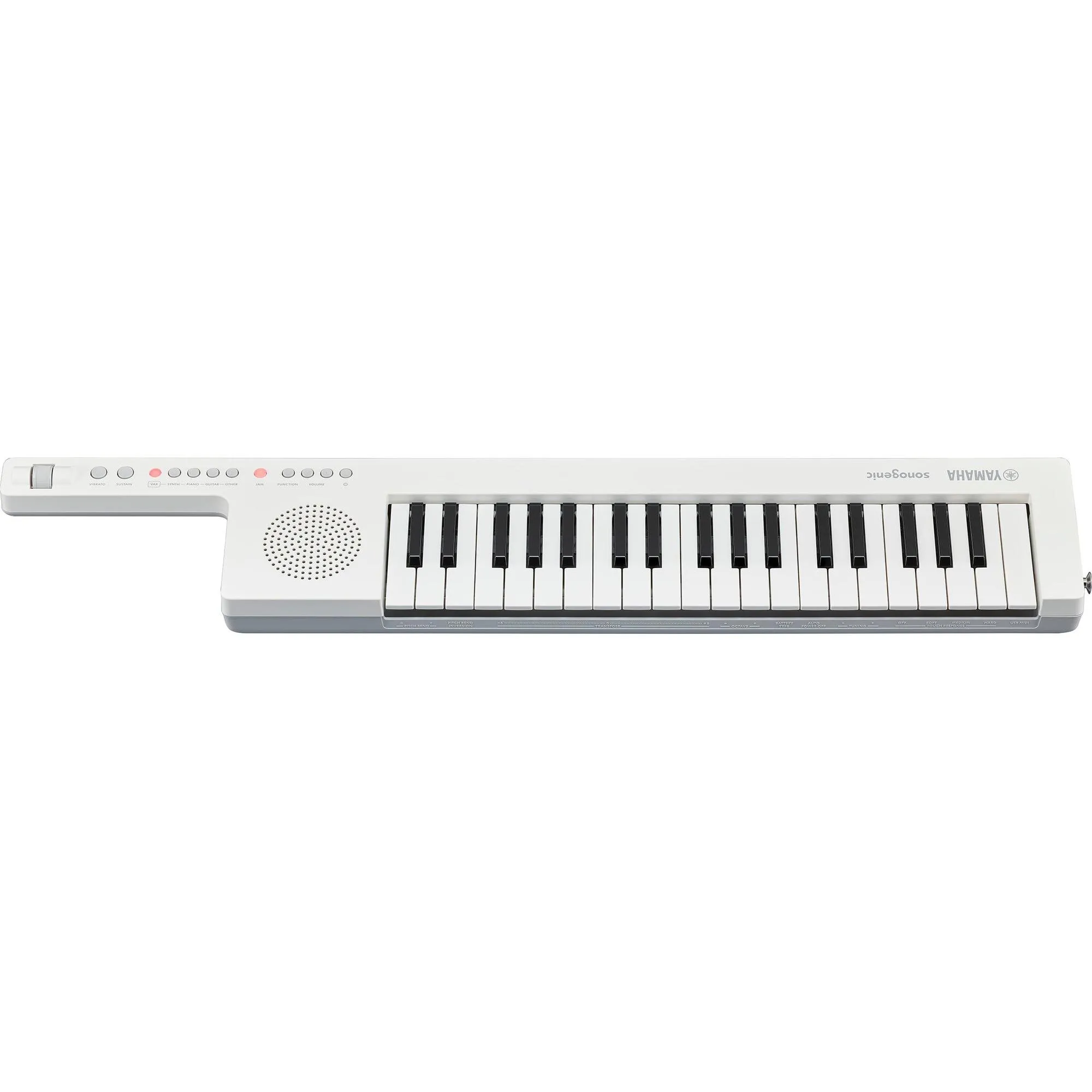 Teclado Yamaha SHS-300 Sonogenic Keytar Branco por 0,00 à vista no boleto/pix ou parcele em até 1x sem juros. Compre na loja Mundomax!
