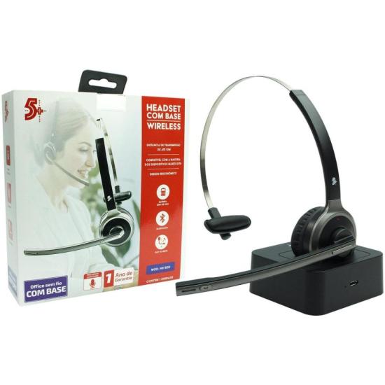 Headset Sem Fio Bluetooth HS-202 5+ por 315,00 à vista no boleto/pix ou parcele em até 10x sem juros. Compre na loja Mundomax!