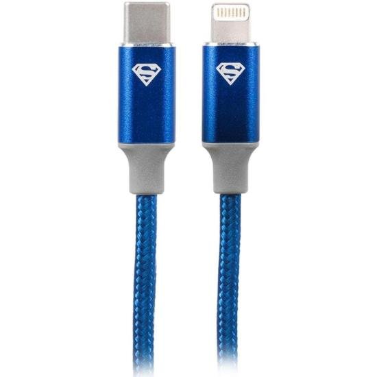 Cabo USB-C Para Lightning Superman 1,5m 5+ por 153,99 à vista no boleto/pix ou parcele em até 6x sem juros. Compre na loja Mundomax!