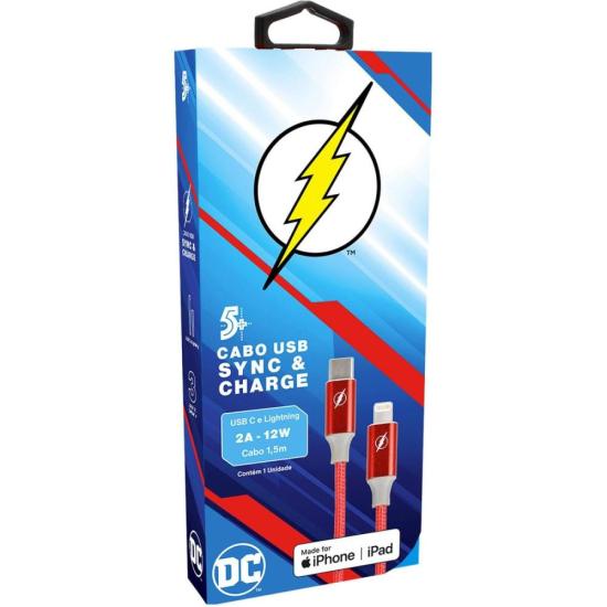 Cabo USB-C Para Lightning Flash 1,5m 5+ por 159,99 à vista no boleto/pix ou parcele em até 6x sem juros. Compre na loja Mundomax!