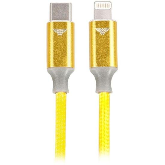 Cabo USB-C Para Lightning Wonder Woman 1,5m 5+ por 159,99 à vista no boleto/pix ou parcele em até 6x sem juros. Compre na loja Mundomax!