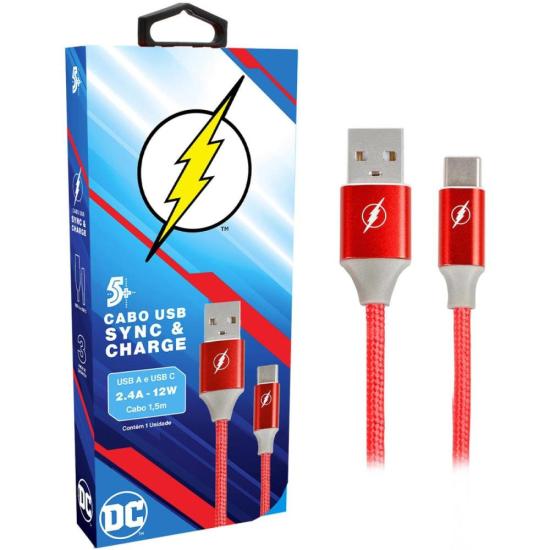 Cabo USB-A Para USB-C Flash 1,5m 5+ por 55,99 à vista no boleto/pix ou parcele em até 2x sem juros. Compre na loja Mundomax!
