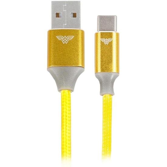 Cabo USB-A Para USB-C Wonder Woman 1,5m 5+ por 55,99 à vista no boleto/pix ou parcele em até 2x sem juros. Compre na loja Mundomax!
