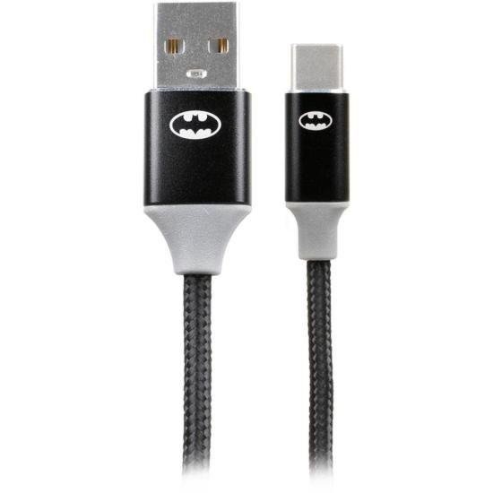 Cabo USB-A Para USB-C Batman 1,5m 5+ por 55,99 à vista no boleto/pix ou parcele em até 2x sem juros. Compre na loja Mundomax!