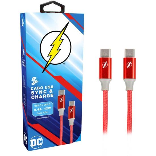 Cabo USB-C Para USB-C Flash 1,5m 5+ por 62,99 à vista no boleto/pix ou parcele em até 2x sem juros. Compre na loja Mundomax!