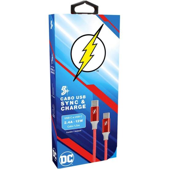 Cabo USB-C Para USB-C Flash 1,5m 5+ por 62,99 à vista no boleto/pix ou parcele em até 2x sem juros. Compre na loja Mundomax!