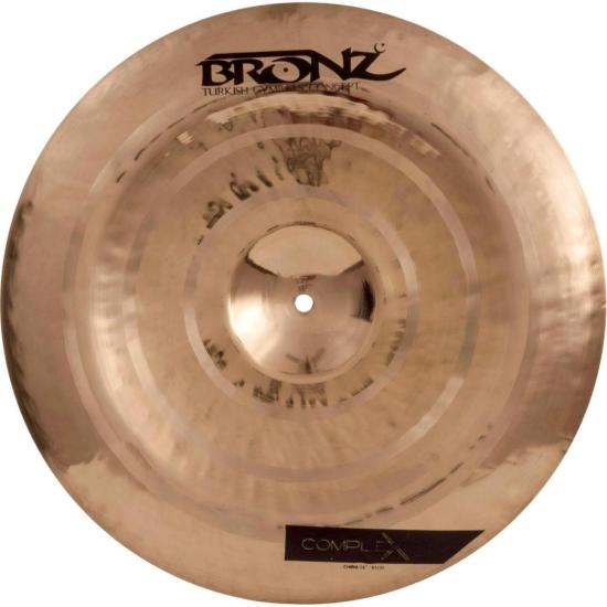 PRATO CHINA 16\" BRONZ COMPLEX por 0,00 à vista no boleto/pix ou parcele em até 1x sem juros. Compre na loja Mundomax!