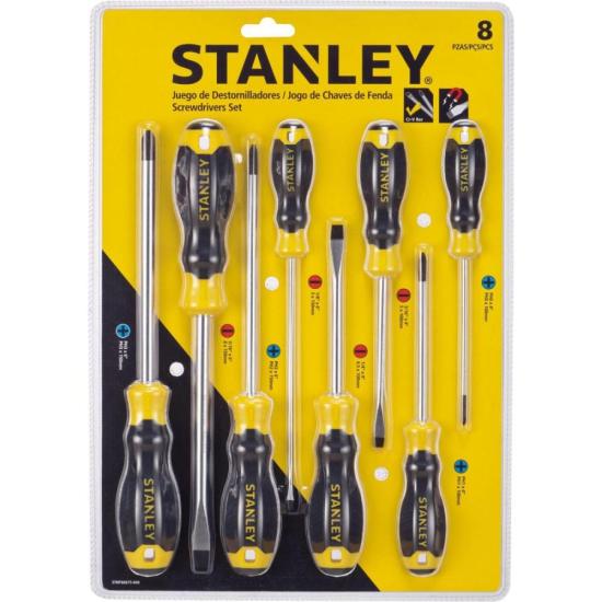 Jogo de Chaves Emborrachadas Com 8 Peças Stanley por 127,99 à vista no boleto/pix ou parcele em até 5x sem juros. Compre na loja Mundomax!