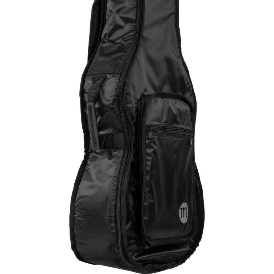 Capa para Baixolão Extra c/ Bolso Cargo Nylon 70 Preta Mundomax por 209,00 à vista no boleto/pix ou parcele em até 8x sem juros. Compre na loja Mundomax!