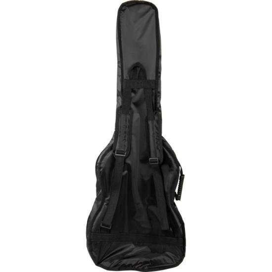 Capa para Baixolão Extra c/ Bolso Cargo Nylon 70 Preta Mundomax por 209,00 à vista no boleto/pix ou parcele em até 8x sem juros. Compre na loja Mundomax!