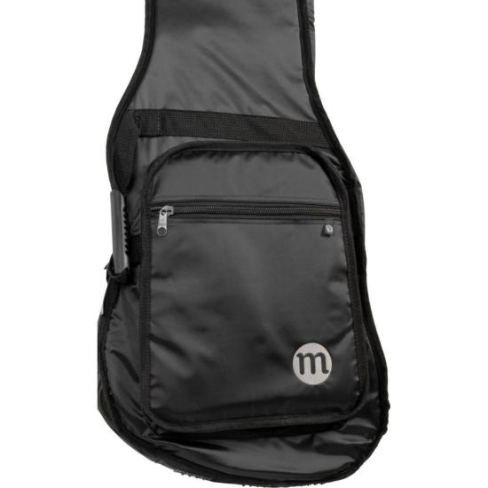 Capa para Contrabaixo Extra c/ Bolso Cargo Nylon 70 Preta Mundomax por 170,00 à vista no boleto/pix ou parcele em até 6x sem juros. Compre na loja Mundomax!