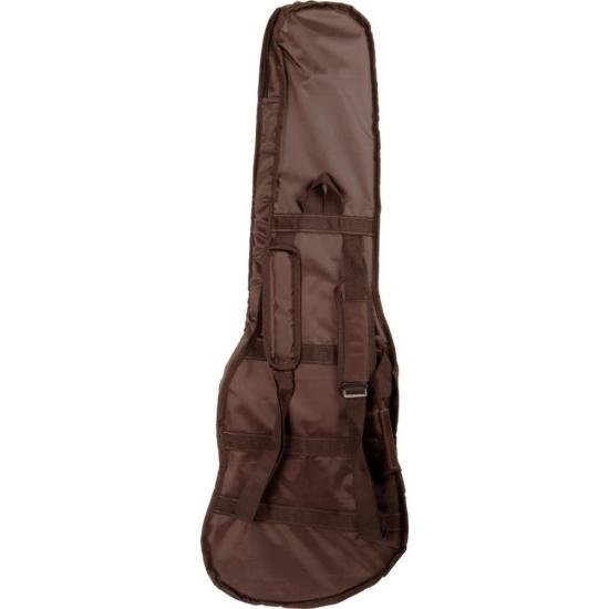 Capa para Contrabaixo Extra c/ Bolso Cargo Nylon 70 Marrom Mundomax por 171,00 à vista no boleto/pix ou parcele em até 6x sem juros. Compre na loja Mundomax!