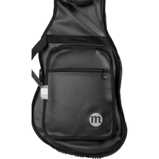 Capa para Contrabaixo Premium Couro Sintético Preta Mundomax por 310,00 à vista no boleto/pix ou parcele em até 10x sem juros. Compre na loja Mundomax!