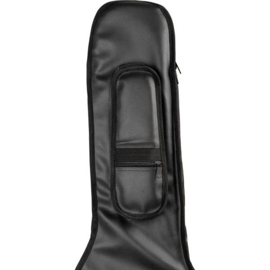 Capa para Contrabaixo Premium Couro Sintético Preta Mundomax por 310,00 à vista no boleto/pix ou parcele em até 10x sem juros. Compre na loja Mundomax!