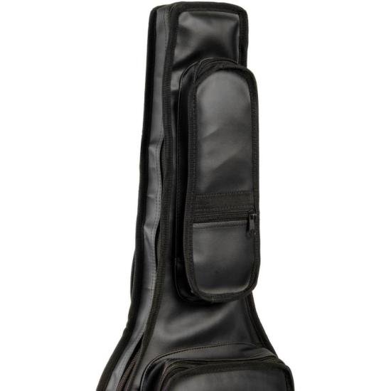 Capa para Guitarra Premium Couro Sintético Preta Mundomax por 278,00 à vista no boleto/pix ou parcele em até 10x sem juros. Compre na loja Mundomax!