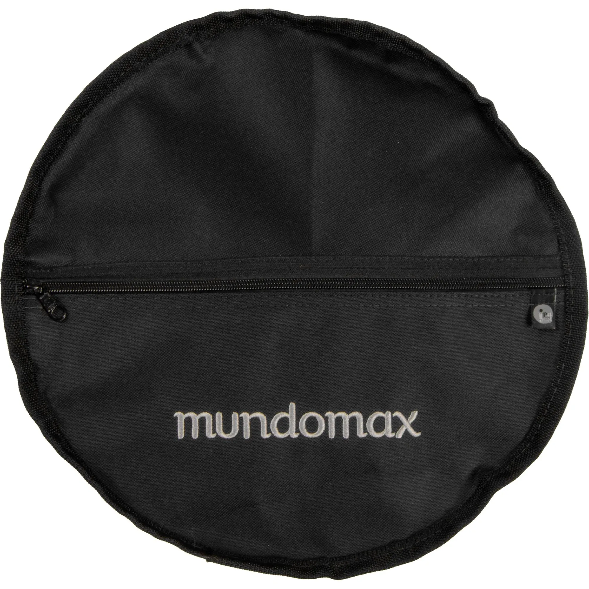 Capa para Pandeiro 10\" Simples Nylon 600 Preta Mundomax (81800)
