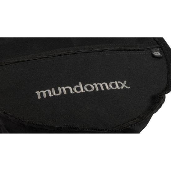 Capa para Pandeiro 10\" Simples Nylon 600 Preta Mundomax por 37,00 à vista no boleto/pix ou parcele em até 1x sem juros. Compre na loja Mundomax!