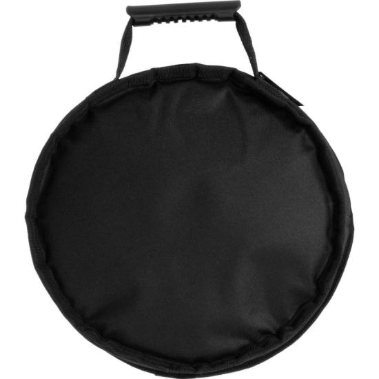 Capa para Pandeiro 10\" Extra Nylon 600 Preta Mundomax por 74,00 à vista no boleto/pix ou parcele em até 2x sem juros. Compre na loja Mundomax!