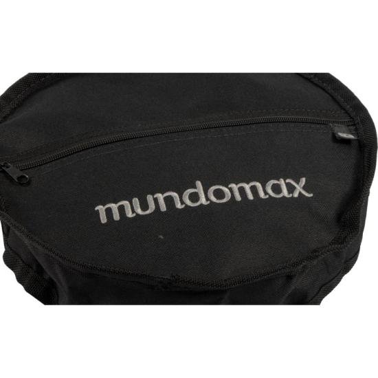 Capa para Pandeiro 12\" Simples Nylon 600 Preta Mundomax por 39,00 à vista no boleto/pix ou parcele em até 1x sem juros. Compre na loja Mundomax!