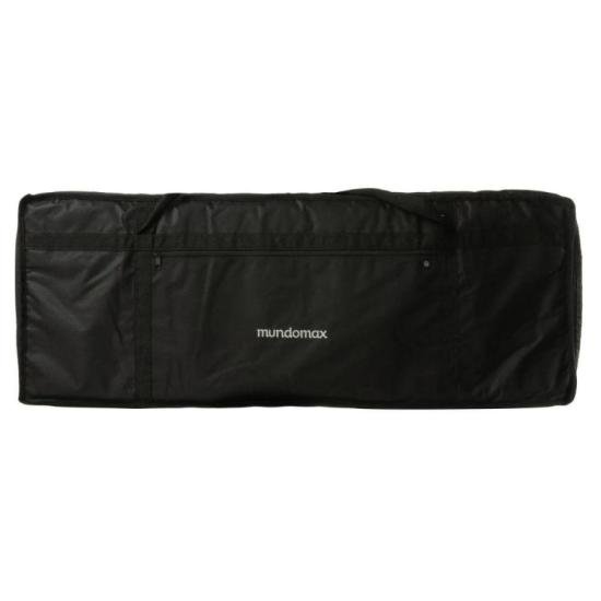 Capa para Teclado 6/8 Extra c/ Bolso Cargo Nylon 600 Preta Mundomax