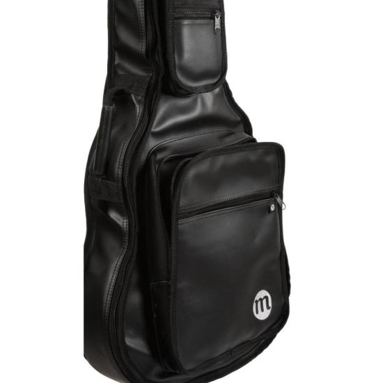 Capa para Violão Clássico Premium Couro Sintético Preta Mundomax por 270,00 à vista no boleto/pix ou parcele em até 10x sem juros. Compre na loja Mundomax!