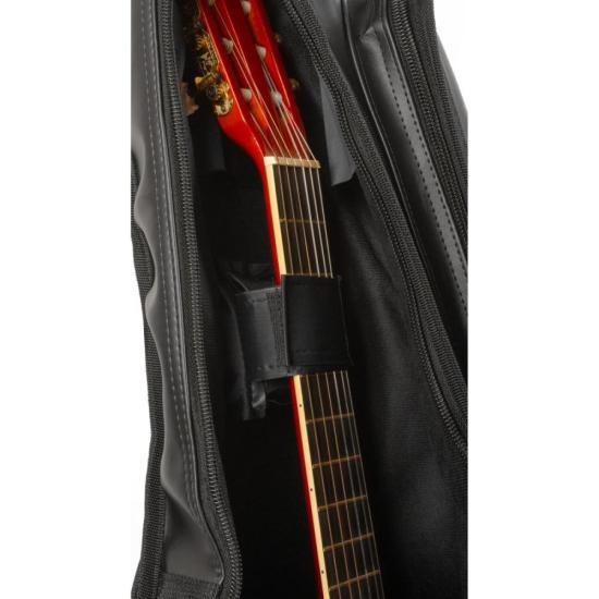 Capa para Violão Clássico Premium Couro Sintético Preta Mundomax por 270,00 à vista no boleto/pix ou parcele em até 10x sem juros. Compre na loja Mundomax!