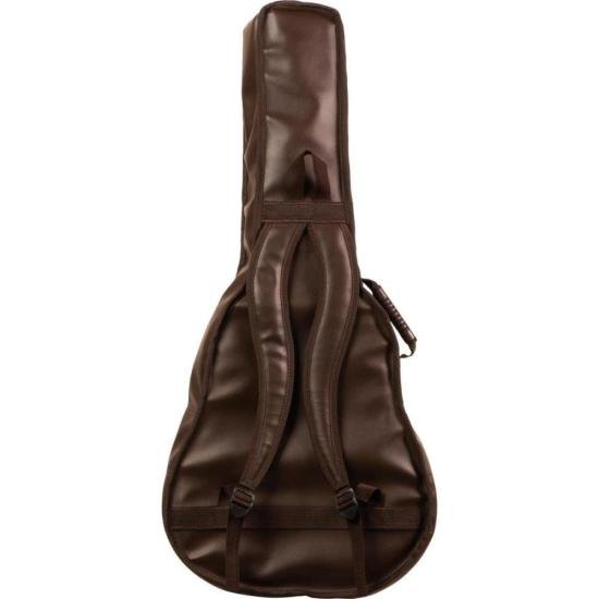 Capa para Violão Clássico Premium Couro Sintético Marrom Mundomax por 301,00 à vista no boleto/pix ou parcele em até 10x sem juros. Compre na loja Mundomax!