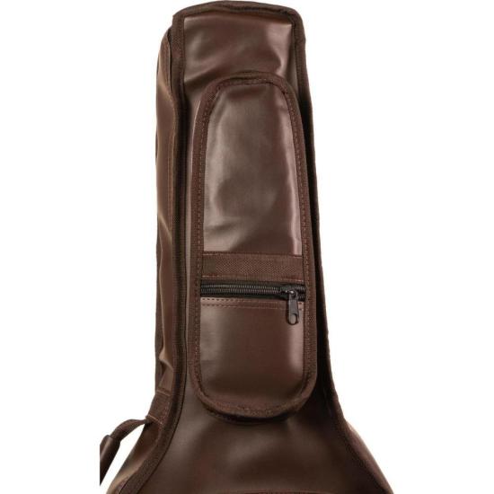 Capa para Violão Clássico Premium Couro Sintético Marrom Mundomax por 301,00 à vista no boleto/pix ou parcele em até 10x sem juros. Compre na loja Mundomax!