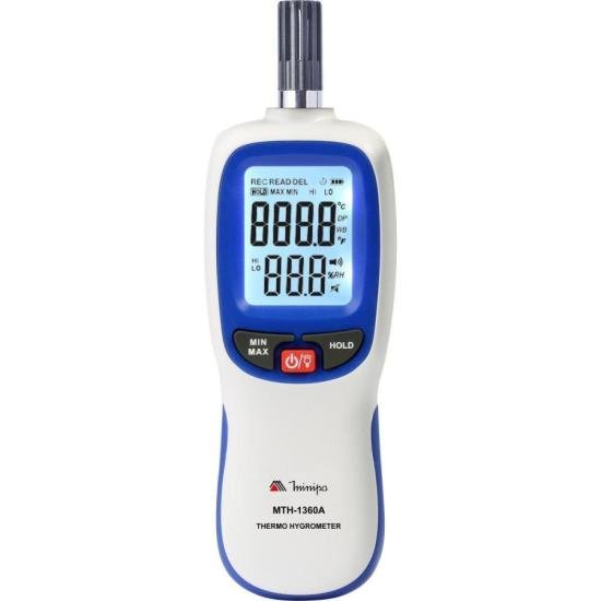 Termo-Higrômetro Minipa MTH-1360A por 0,00 à vista no boleto/pix ou parcele em até 1x sem juros. Compre na loja Mundomax!