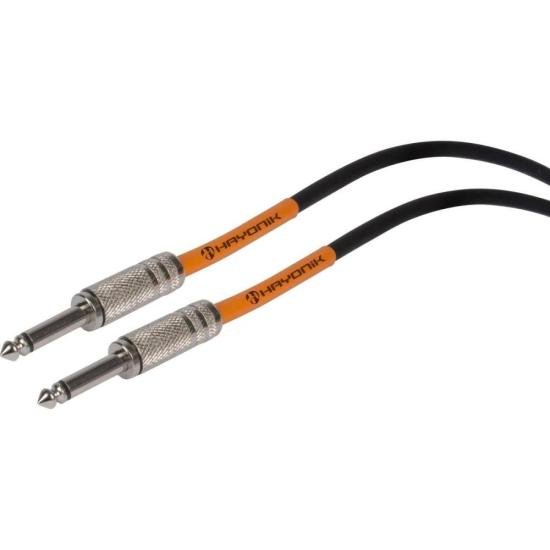 Cabo Para Instrumento Hayonik Player P10 x P10 1m Preto por 35,00 à vista no boleto/pix ou parcele em até 1x sem juros. Compre na loja Mundomax!