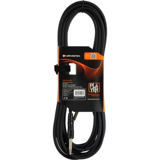 Cabo Para Instrumento Injetado Hayonik Player P10 7m Preto por 60,00 à vista no boleto/pix ou parcele em até 2x sem juros. Compre na loja Mundomax!