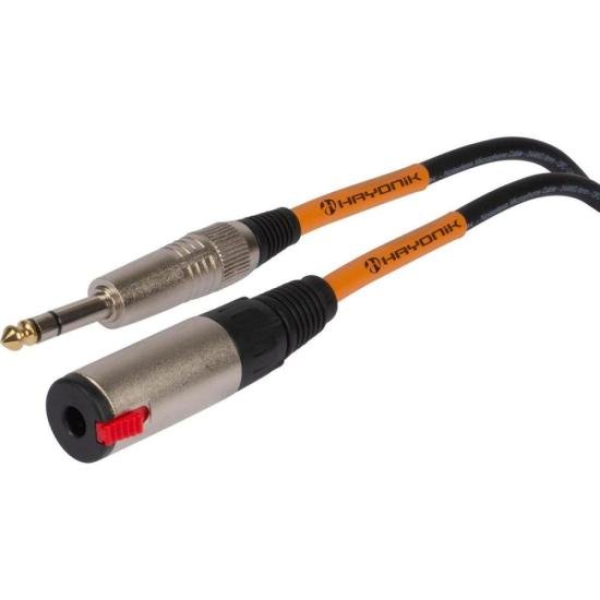 Cabo Extensor Hayonik Player P10 Fêmea x P10 Macho 5m Preto por 71,00 à vista no boleto/pix ou parcele em até 2x sem juros. Compre na loja Mundomax!