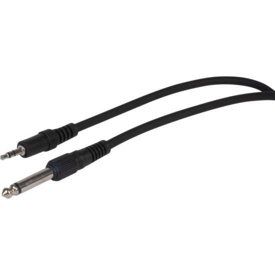 Cabo de Áudio Hayonik Player P2 x P10 1,8m Preto por 35,00 à vista no boleto/pix ou parcele em até 1x sem juros. Compre na loja Mundomax!