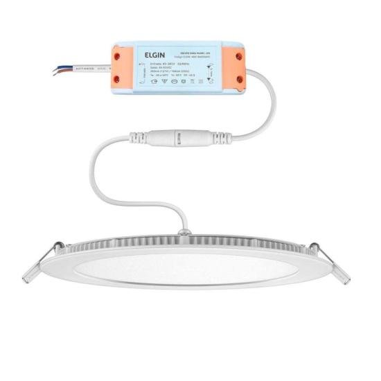 Painel Plafon Led Embutir Redonda 18w 6500k Elgin por 127,99 à vista no boleto/pix ou parcele em até 5x sem juros. Compre na loja Mundomax!