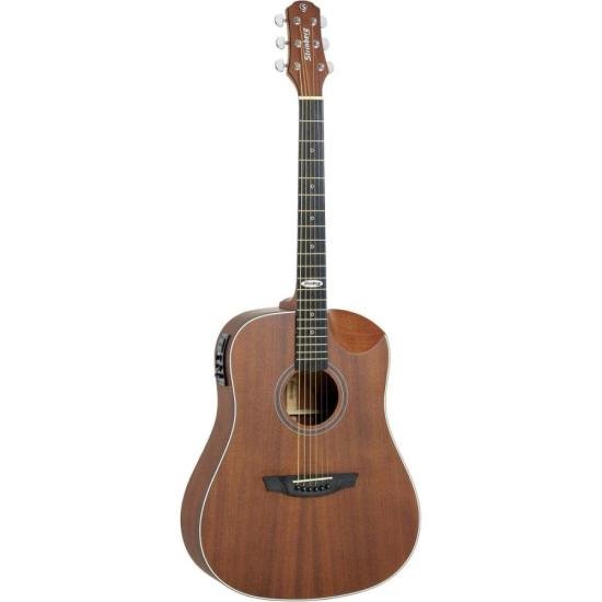 Violão Strinberg SD201HC Folk Eletroacústico Mahogany Satin Com Bag por 1.339,99 à vista no boleto/pix ou parcele em até 12x sem juros. Compre na loja Mundomax!