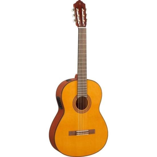 Violão Yamaha CGX122MS Eletroacústico Nylon Natural por 3.899,00 à vista no boleto/pix ou parcele em até 12x sem juros. Compre na loja Mundomax!