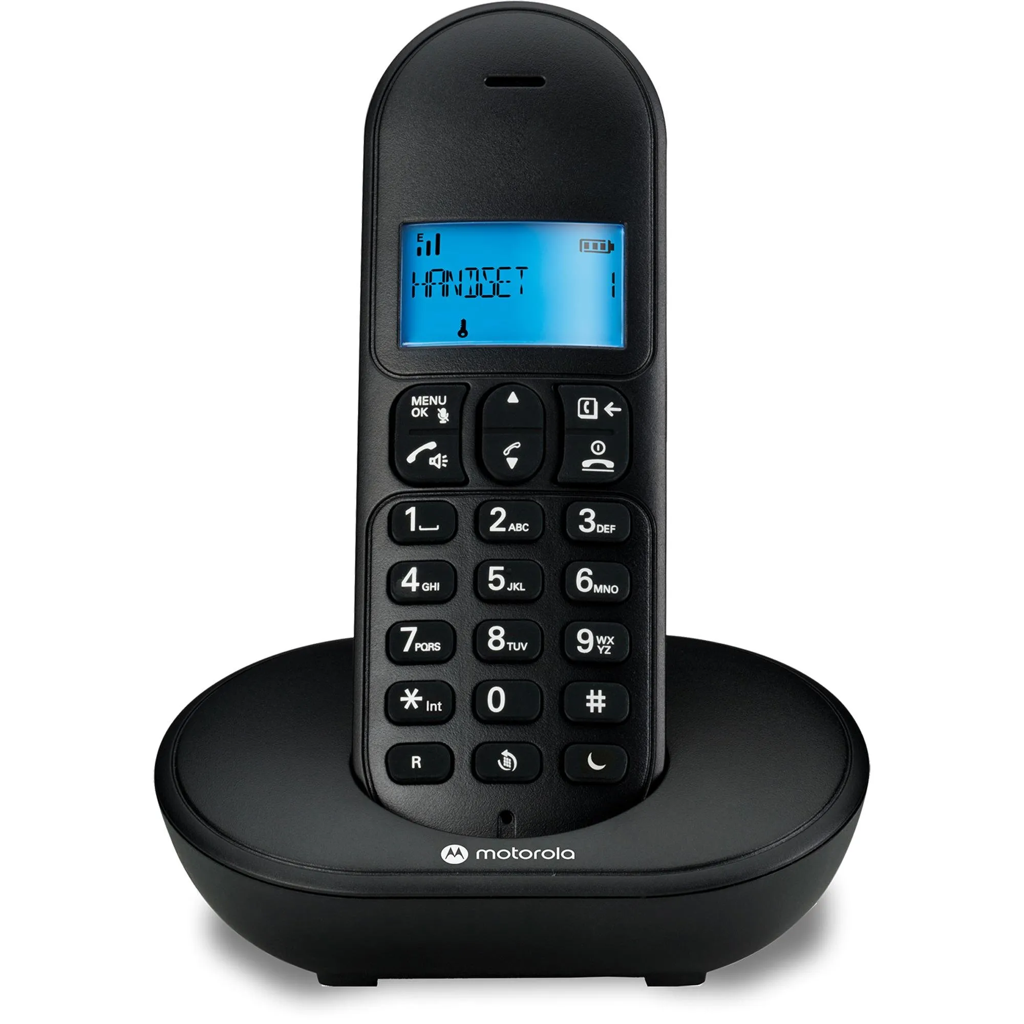 Telefone Sem Fio Motorola MT150 DECT Preto por 252,99 à vista no boleto/pix ou parcele em até 10x sem juros. Compre na loja Mundomax!