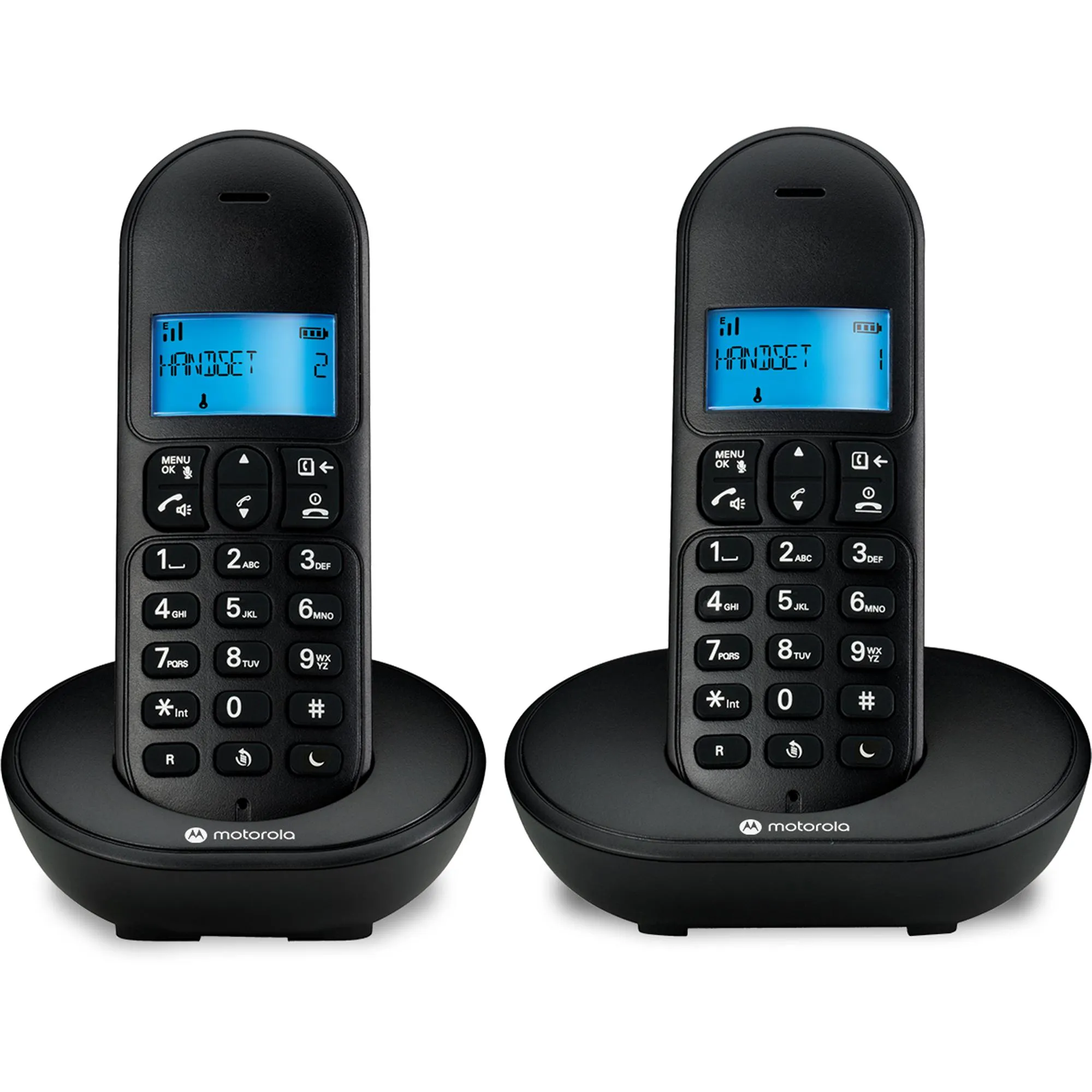 Telefone Sem Fio Motorola MT150-2 DECT Com 2 Preto por 403,99 à vista no boleto/pix ou parcele em até 10x sem juros. Compre na loja Mundomax!