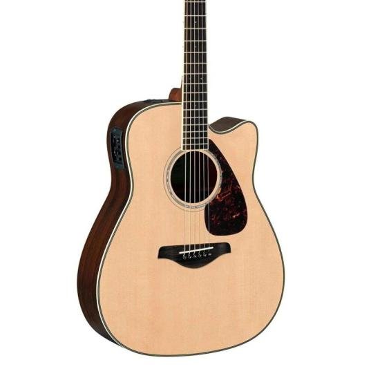 Violão Yamaha FGX830C Eletroacústico Aço Natural por 5.099,00 à vista no boleto/pix ou parcele em até 12x sem juros. Compre na loja Mundomax!