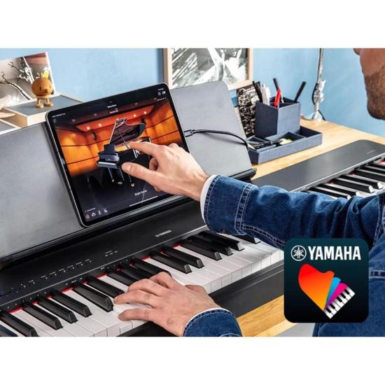 Piano Yamaha P225 Preto por 5.049,00 à vista no boleto/pix ou parcele em até 12x sem juros. Compre na loja Mundomax!