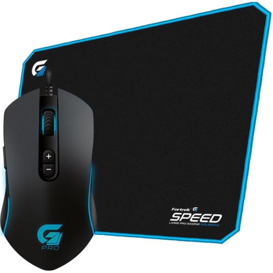 Kit M7 Mouse + Mouse Pad Fortrek por 69,90 à vista no boleto/pix ou parcele em até 2x sem juros. Compre na loja Fortrek!