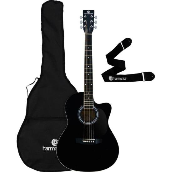 KIT VIOLAO GE-21 PT + CAPA + CORREIA por 693,22 à vista no boleto/pix ou parcele em até 10x sem juros. Compre na loja Harmonics!