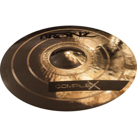 Prato 18\" Odery Bronz Crash Complex Series (B20) por 1.236,99 à vista no boleto/pix ou parcele em até 12x sem juros. Compre na loja Mundomax!