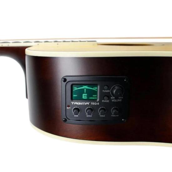 Violão Tagima Andes Eletroacústico Folk Aço Natural Amber Satin por 899,00 à vista no boleto/pix ou parcele em até 10x sem juros. Compre na loja Mundomax!