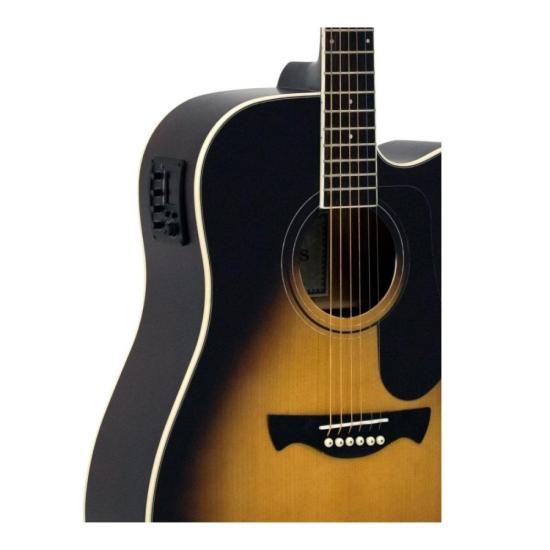 Violão Tagima Andes Eletroacústico Folk Aço Vintage Sunburst por 1.021,00 à vista no boleto/pix ou parcele em até 12x sem juros. Compre na loja Mundomax!