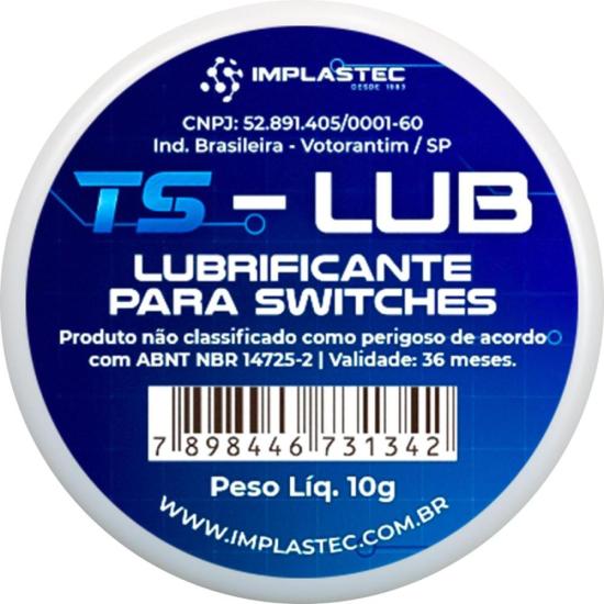 Graxa Lubrificante Para Switches Ts Lub 10g Implastec por 9,99 à vista no boleto/pix ou parcele em até 1x sem juros. Compre na loja Mundomax!