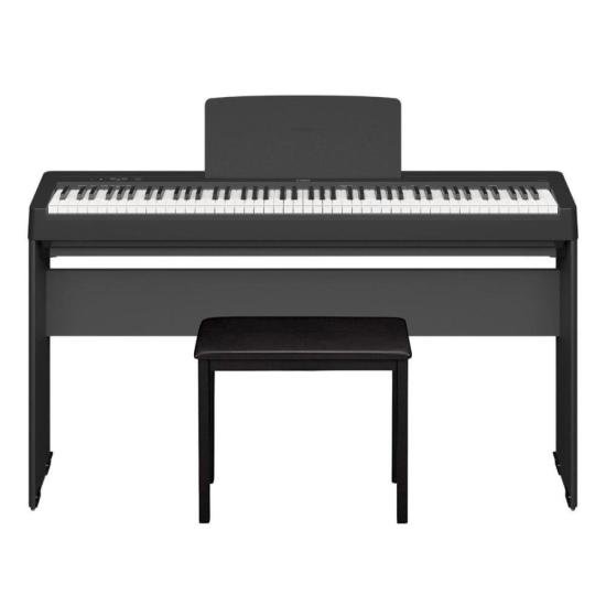 Kit Piano Yamaha P145 + Acessórios + Estante (82128)