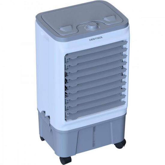 Climatizador Ventisol CLIN08-01 Branco/Cinza 220v por 399,99 à vista no boleto/pix ou parcele em até 10x sem juros. Compre na loja Mundomax!