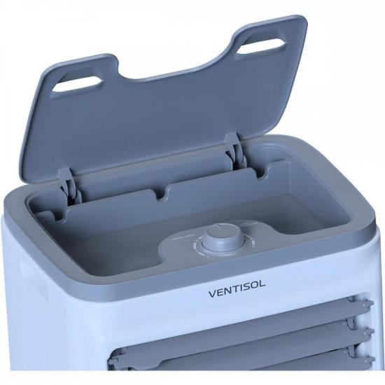 Climatizador Ventisol CLIN08-01 Branco/Cinza 220v por 399,99 à vista no boleto/pix ou parcele em até 10x sem juros. Compre na loja Mundomax!