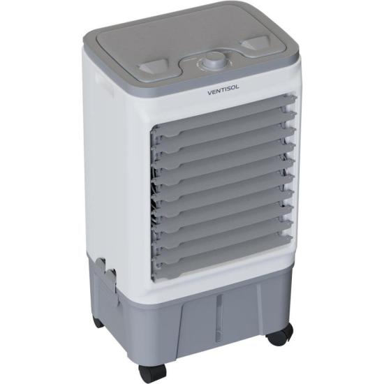 Climatizador Ventisol CLIN08-01 Branco/Cinza 127v por 359,99 à vista no boleto/pix ou parcele em até 10x sem juros. Compre na loja Mundomax!